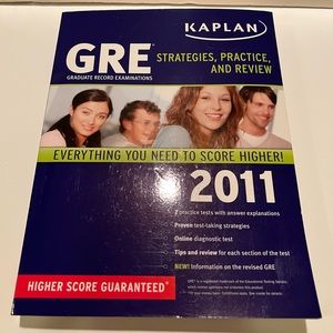 KAPLAN GRE PRACTICE BOOK.